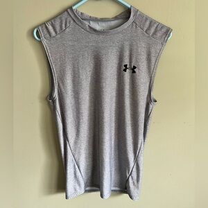 LG HeatGear Under Armour Light Grey Cut-off